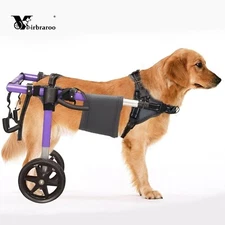 USED Dog Wheelchair For Back Legs Upgraded All-Terrain Tires For Med Dogs