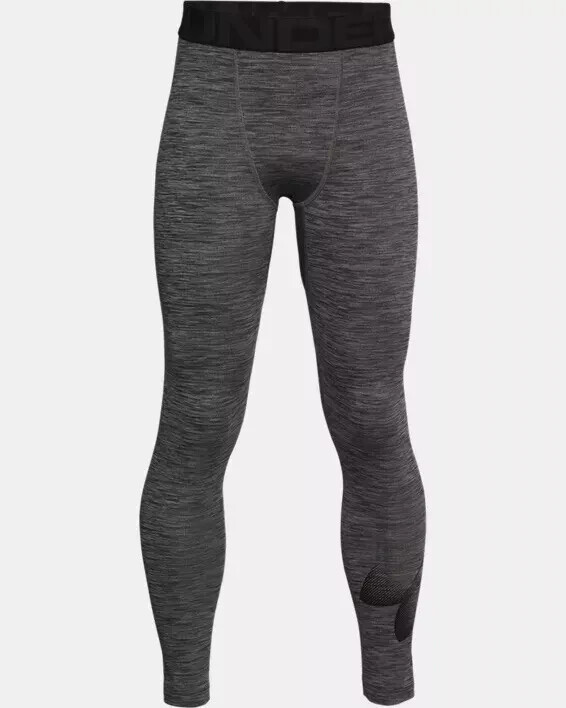 Youth Under Armour Cold Gear Leggings, YXL, 1343271-010, Jet Gray