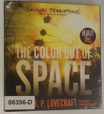NEW *Sealed* Audio Book on CDs THE COLOR OUT OF SPACE H.P Lovecraft