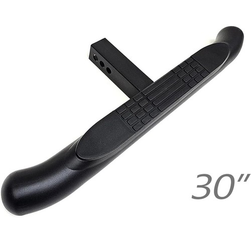 2" Heavy Duty Steel Tow Hitch Receiver Step Bar Guard 30x3" Black Trailer Towing - Foto 2 di 20