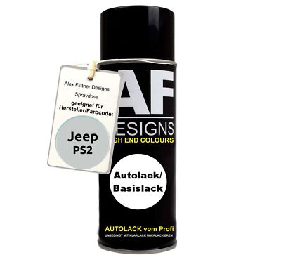 Für Jeep PS2 Bright Silver Metallic Spraydose Basislack Sprühdose 400ml
