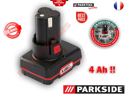 Parkside 12V - 1x 4Ah 4 Ah Akku PAPK 12 B4 1x 2,4A Ladegerät PLGK 12 A3 Akku 12 V S0xdm07c