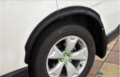 10pcs Black Fender Flare Kit Wheel Arch Cover Trim For 2013-2018 Subaru Forester - Picture 4 of 7