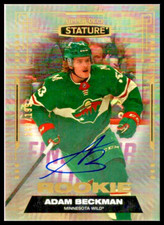 2021-22 Upper Deck Stature Autographs #199 Adam Beckman Minnesota Wild/199