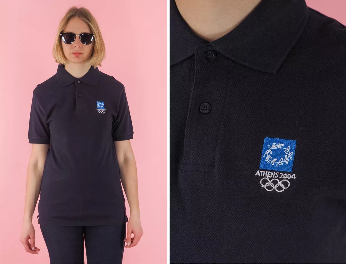 Vintage High Q Athens AOHNA Womens Polo Shirt New with tags