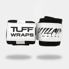 24" Villain Wrist Wraps - Black & White