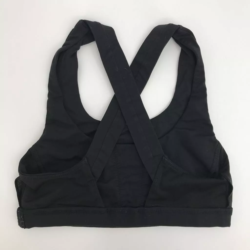 Lululemon Athletica Womens Sports Bra Black Criss Cross Keyhole