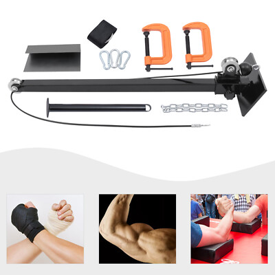 Arm Wrestling Training Equipment Forearm Trainer Grips Wrist Exerciser Muscle!