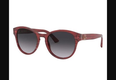 Dolce & Gabbana Phantos 52mm Round Sunglasses BORDEAUX  display picture 2