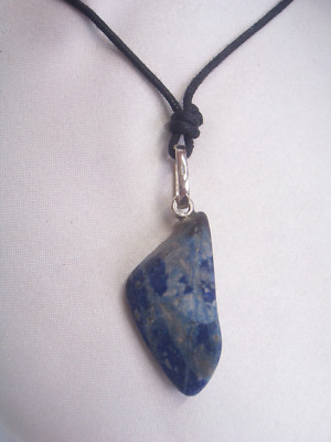 Anhänger Cozzi Gioielli Silber 925 mit natürlichem Sodalith Blau Halskette
