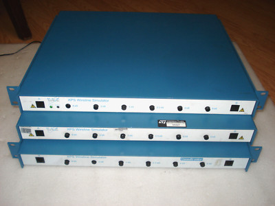 Set of 3) Consultronics DLS Test Works XPS/26-R24 XPS Wireline Simulator w/ P/S