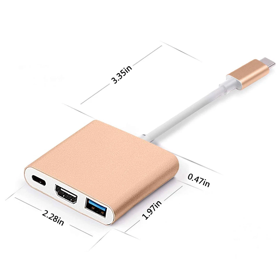 Para LG G5/G6/G7/G8/V30+/V40/V50/V60 Tipo C HDMI Teléfono a 1080P HDTV Cable Foto 4 de 4