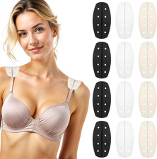 6 Pairs Silicone Bra Strap Holders Cushions Non-Slip Pads Relieve Shoulder Pain