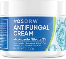 Antifungal Cream for Jock Itch - Miconazole Extra Strength Itchy Skin Relief Cre