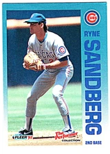 1992 FLEER CITGO THE PERFORMER #3 RYNE SANDBERG Chicago Cubs Baseball Card