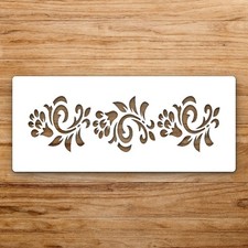 Other Floral De Large Reusable Wall Stencil For Painting DIY Home Decor Template