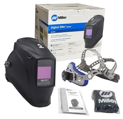Miller 281000 Digital Elite Series Welding Helmet /ClearLight Lens/4 Arc Sensors