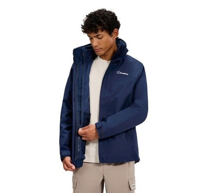 Berghaus Men's RG Alpha 2.0 3IN1 Waterproof Jacket Dusk Blue NEW