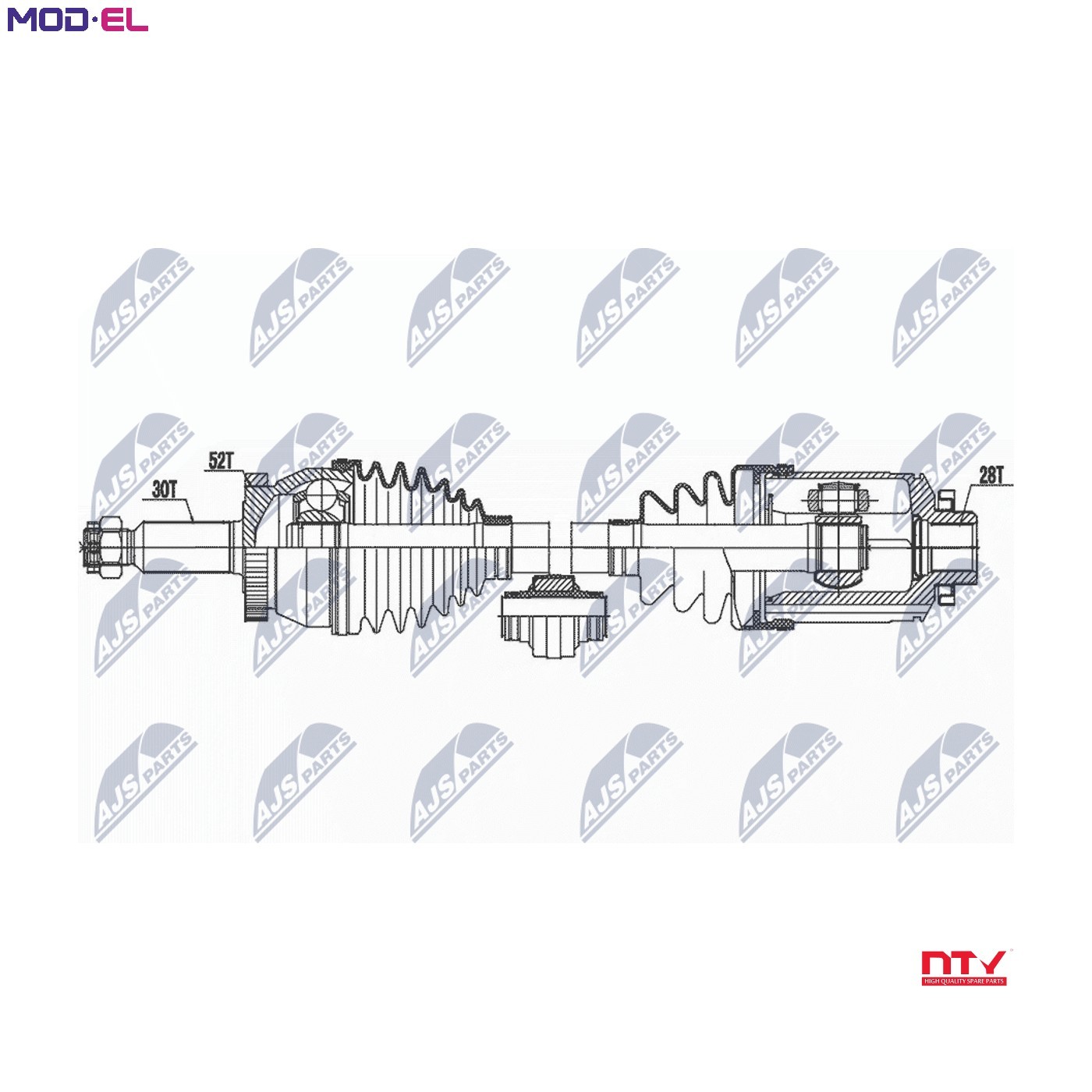 NPW-HY-599 NTY Drive Shaft for HYUNDAI,KIA - Image 9