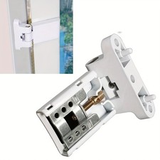 Contemporary White PVC Door Hinge for French Doors - Left & Right, Polished