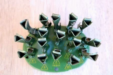 Vintage Metal and Plastic Flower Pin Frog Arrangement  by Reynolds Co