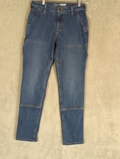 Carhartt Womens Relaxed Fit Jeans Size 4R Double Knee Carpenter Stretch Slim