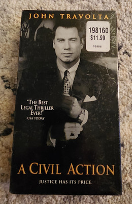 A Civil Action Brand New Factory Sealed VHS Studio Stamps