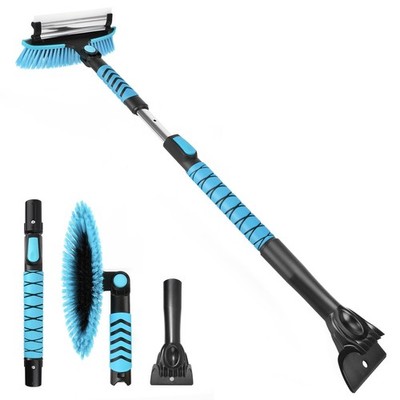 Yougfin 43'' 3-in-1 Detachable Windshield Ice Scraper Snow Brush Car Tool