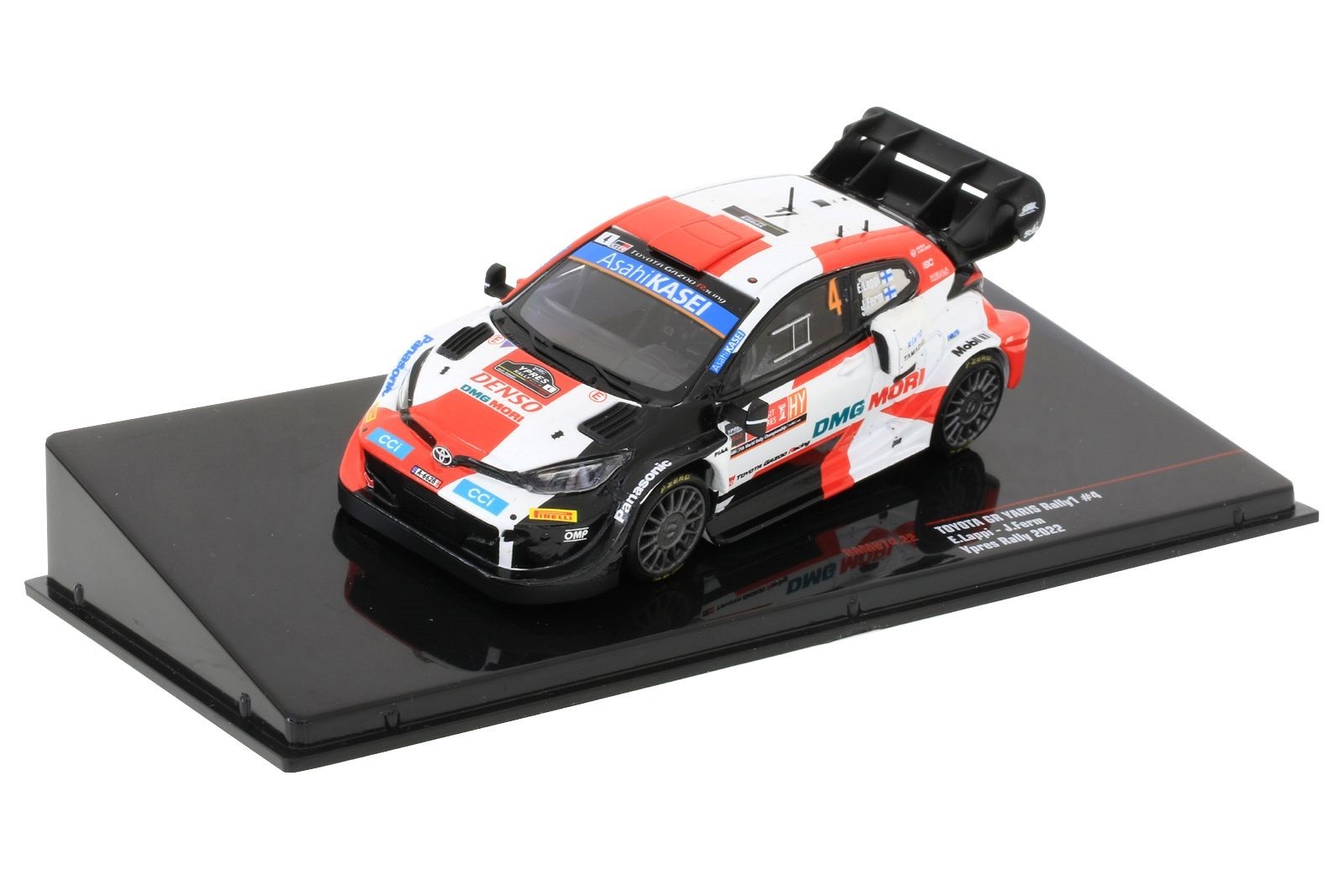 Miniature Toyota Yaris Rally1 de Collection IXO 1/43 Finition Premium Métal