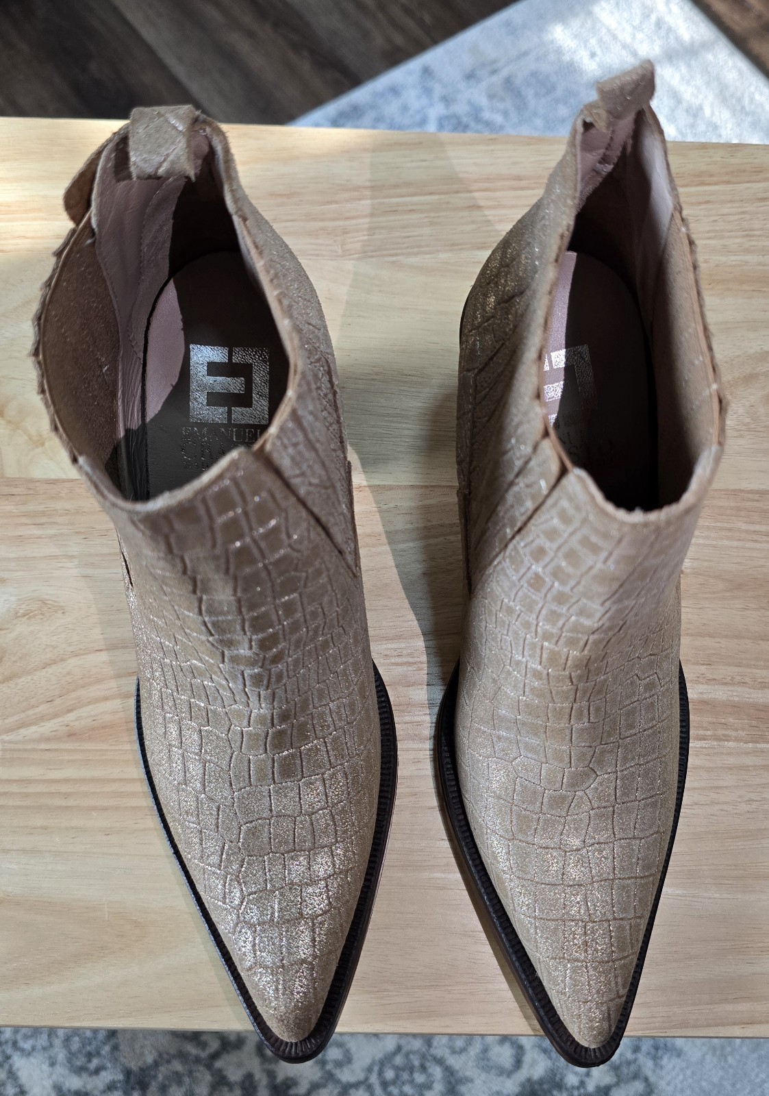 Emanuele Crasto  Python Embossed Leather Chelsea … - image 4