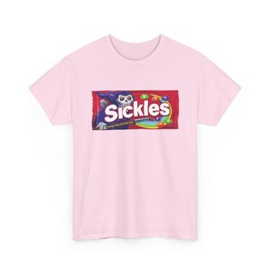 Wacky Packages Sickles Candy Printed T-Shirt Funny Skittles Parody