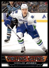 2013-14 Upper Deck Young Guns Nicklas Jensen Rookie Vancouver Canucks #249