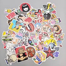 100PCS Skateboard Stickers Vinyl Laptop Luggage Decals Dope Sticker Lot Bomb US