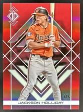 2025 Topps Transcendent Jackson Holliday Icons Chrome Red Refractor #/5