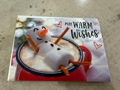 Current Christmas May Warm Wishes Melt Your Heart This Season Greeting Cards...7