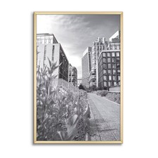 Master & Co. 24"x36" Highline Picture Frame Brass: Polystyrene Material