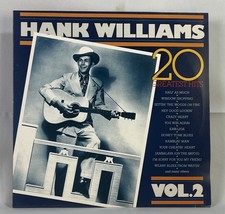 Hank Williams - 20 Greatest Hits Vol.2 12" Vinyl Record LP Album