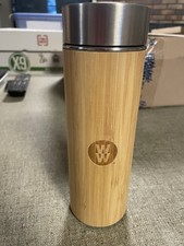Weight Watchers Bamboo Stainless Insulated Water Bottle