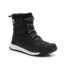 SOREL Whitney II Short Lace Snow Boots - Girls Black Size 3