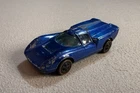 Vintage Hot Wheels Redline Lola GT70 Blue HK Base - Good Condition