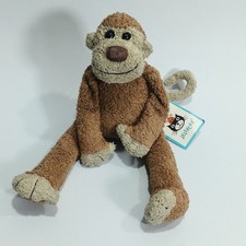Rare Retired Jellycat Tiny Junglie Monkey Plush 8  With Tags Soft Toy