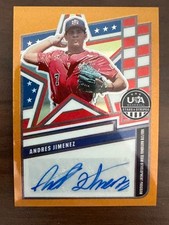 2026 Panini Stars & Stripes #NTS-AJ Andres Jimenez Auto #/10
