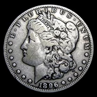 1896-S Morgan Dollar Silver ---- Nice Details Rare Coin  ----  #PP050