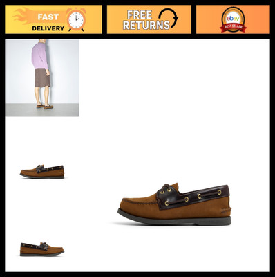 Men's Classic 2-Eye Boat Shoes, Casual Waterproof Footwear, Nautical Style