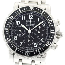 ZENITH El Primero Flyback 02.0470.405/25 black Dial Automatic Men's Watch_887138