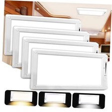 4 Pack RV Lights Interior,3 Color RV LED Super Bright Fixture,12V 4 pack White