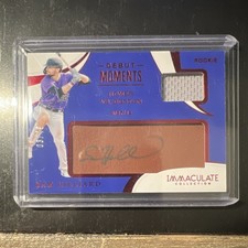 Panini Immaculate Sam Hilliard Debut Moments Auto Relics Rockies #DM-SH /49