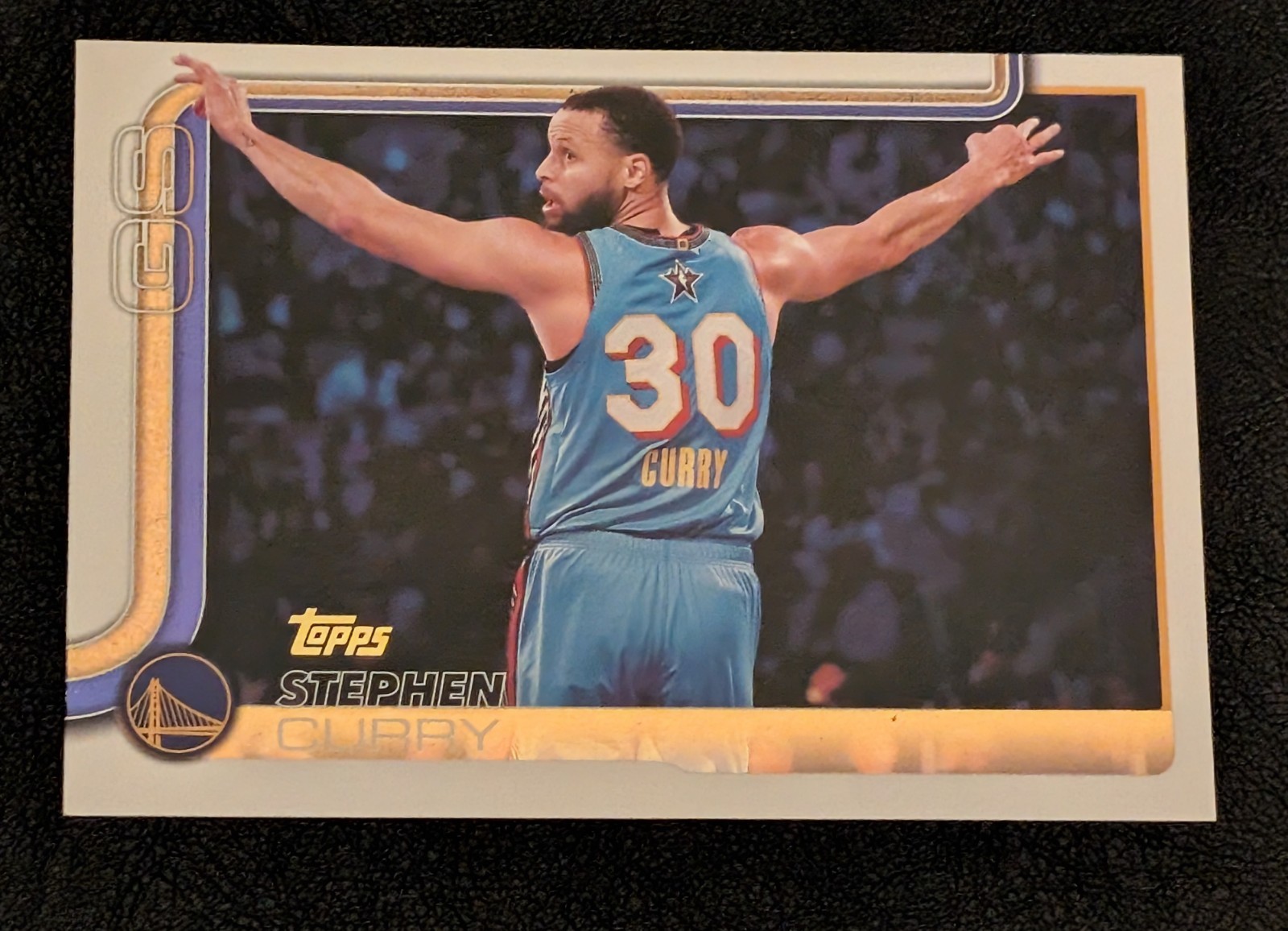 Stephen Curry 2025-26 Topps NBA Flagship Golden Mirror SSP #135