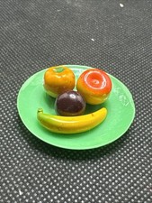 Vintage Ideal Tammy Doll “Ring A Ding”Fresh Fruit Plate - 1960's Made In Japan