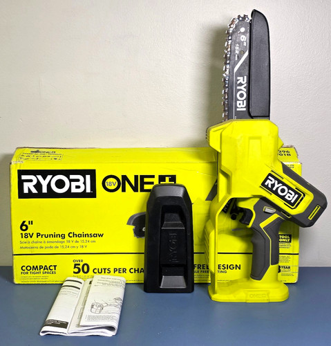 Ryobi PCLCW01B 18V ONE+ 6" Pruning Chainsaw FOR PARTS NOT WORKING Tool Only